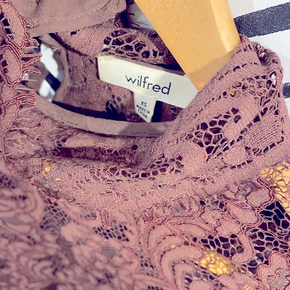 Wilfred Lace High Necked Blouse - Picture 3 of 3